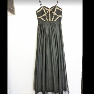 Black strapless prom dress - NWT - Size 6